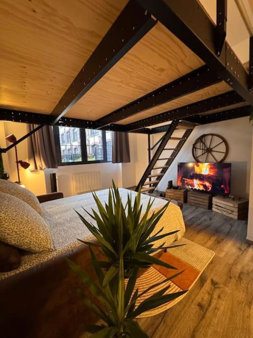 Brooklyn Loft - Centre Parking Prive Apartment Troyes